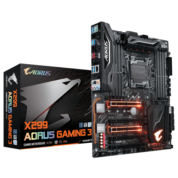 Mainboard GIGABYTE X299 AORUS Gaming 3 (rev. 1.0) SOCKET LA2066 _15817S